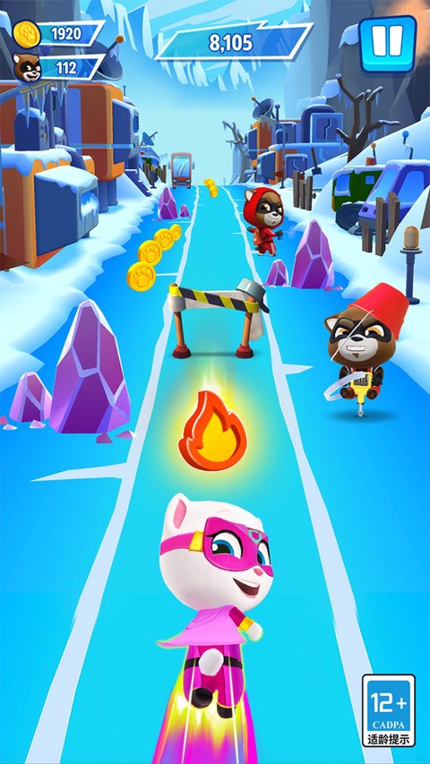 汤姆猫英雄跑酷游戏(Talking Tom Hero Dash)