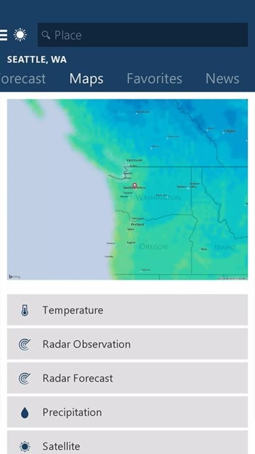 msn微软天气app(msn weather)