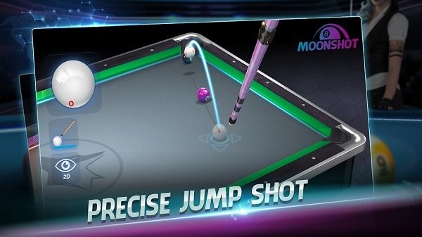 台球3d手机游戏(billiards 3d moonshot)