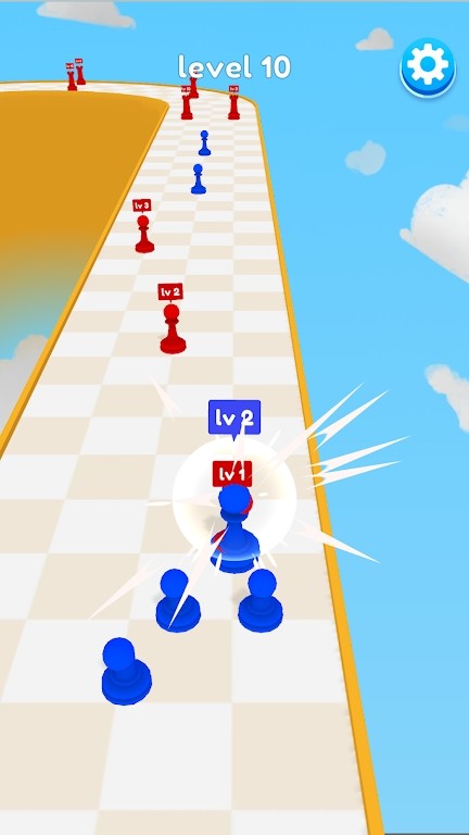 国际象棋赛跑游戏(chess run)